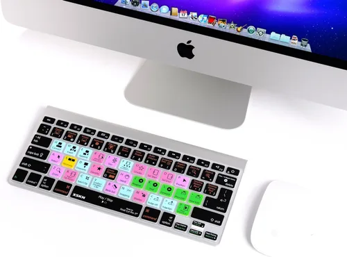 Vista 6 de Final Cut Pro X - Funda protectora de silicona para MacBook Pro 13 15 17 pulgadas (teclado ISO de EE. UU. / Europa)