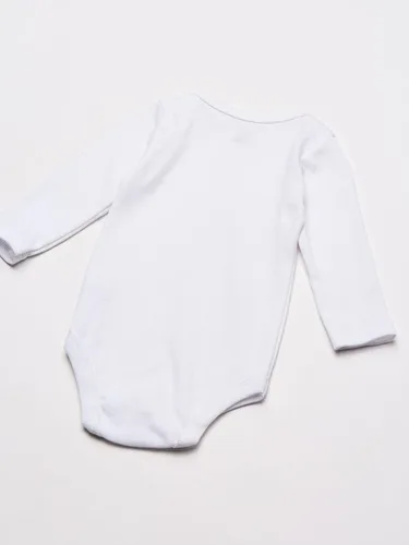 Vista 4 de Hudson Baby - Mameluco de algodón de manga larga para bebé