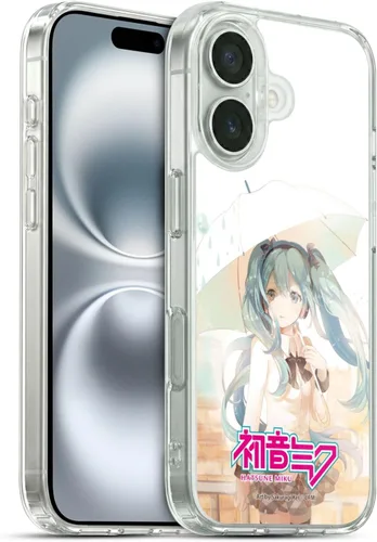 Vista 10 de Head Case Designs Licencia Oficial Hatsune Miku Gráficos Lindos Carcasa de Gel [Protección de Grado Militar] Compatible con Apple iPhone 7 CUTE