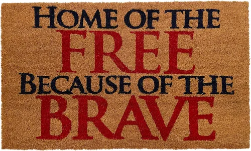 Vista 3 de Calloway Mills Democrat Donkey - Felpudo de fibra de coco con respaldo de vinilo (17 x 29 pulgadas)