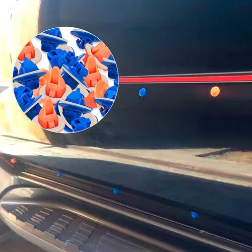 Vista 6 de Belleone 30 clips de guardabarros compatibles con Toyota, 4Runner, FJ Cruiser, RAV4 – Panel de moldura de puerta exterior trasero de plástico