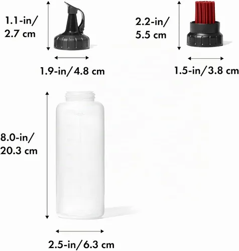 Vista 2 de OXO Good Grips - Herramientas para asar a la parrilla, botella para untar
