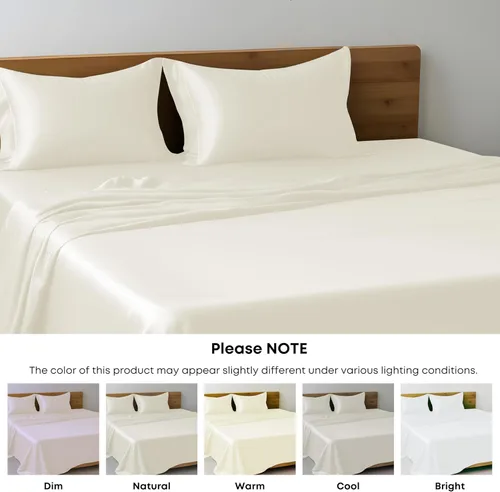 Vista 97 de Linenwalas - Sábana bajera de bambú, con bolsillo profundo, elástico y seguro, ropa de cama suave y refrescante perfecta para el cuidado de la piel