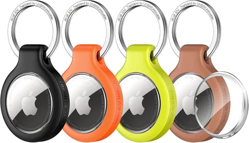 Vista 19 de UNBREAKcable Soporte para Apple AirTag [Diseño de Ajuste Perfecto] [Fácil de Instalar] [Sujeta el Air Tag de Forma Segura] Funda Impermeable de TPU