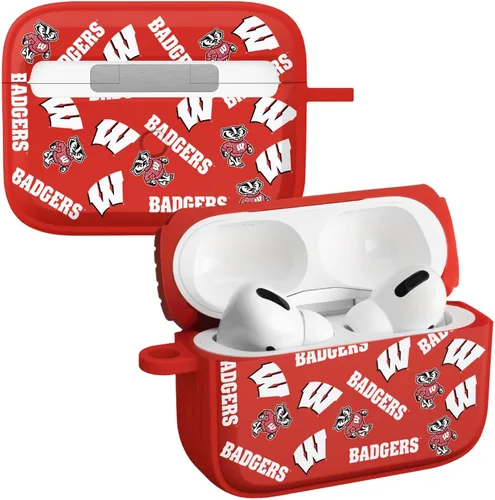Vista 19 de AFFINITY BANDS Wisconsin Badgers Camo HDX - Funda compatible con Apple AirPods Generaciones 1 y 2