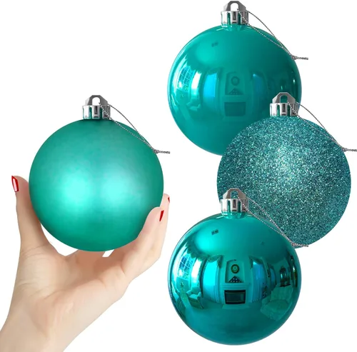Vista 160 de GameXcel - Esferas navideñas grandes y ornamentos colgantes para árbol de Navidad que no se rompen