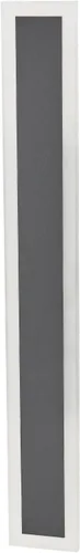 Vista 6 de TFCFL Aplique de pared para exteriores, lámpara de pared LED de 18 W, luz cálida de 3000 K, IP65, impermeable, larga, para pared, pantalla acrílica