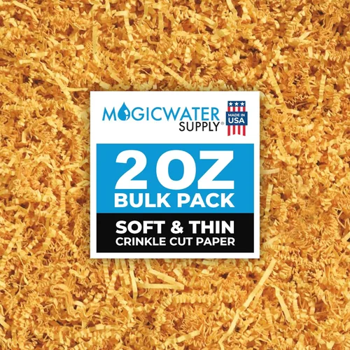 Vista 14 de MagicWater Supply - 2 onzas - Azul bebé - Relleno de papel de corte arrugado suave y fino ideal para envolver regalos, relleno de cestas