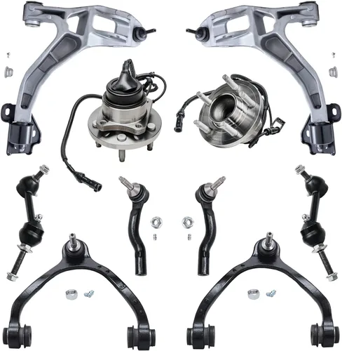 Vista 213 de Detroit Axle - Kit de cubos de rodamiento de rueda delantera de 6 piezas para Dodge Dart 2013-2016, Chrysler 200 2015-2017, 2 cojinetes de rueda