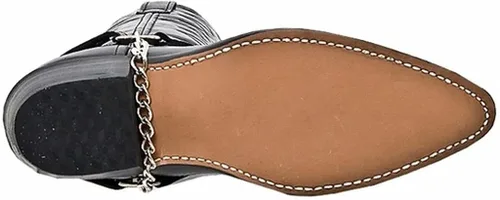 Vista 4 de Laredo Tallahassee - Botas de vestir con punta puntiaguda, color negro