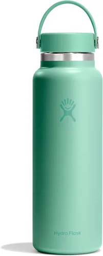 Vista 85 de Hydro Flask Botella de agua – Acero inoxidable aislado – Tapa flexible de boca ancha, antiderrames, a prueba de fugas y recargable en agave de 20