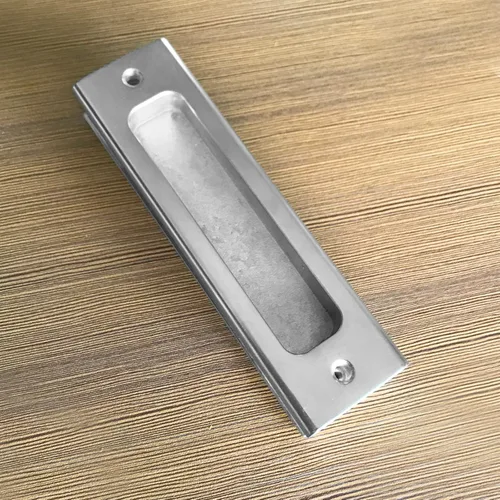 Vista 6 de CCJH Tirador de dedo para puerta de montaje empotrado, resistente, moderno, simple, mango invisible para puerta corrediza de granero, fácil