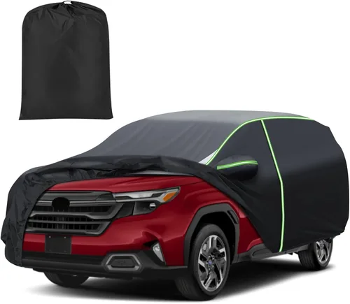 Vista 28 de Mixsuper Liner Funda para coche para BMW X3 2003-2026, 7 capas, funda impermeable para coche, accesorios para X3 con puerta con cremallera, tiras