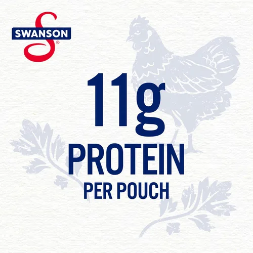 Vista 3 de Swanson Lemon y Pimienta Molida Gruesa Pollo Blanco en Trozos Totalmente Cocinado, Listo para Comer, Comidas Simples para Llevar, Bolsa de 2.6 oz