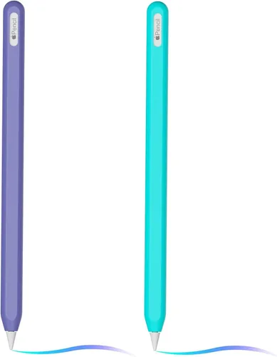 Vista 12 de Funda de silicona ultrafina compatible con Apple Pencil de 2ª generación, funda protectora de silicona para iPad Pro de 11/12.9 pulgadas 2018, funda