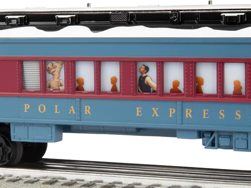 Vista 3 de Lionel The Polar Express, Modelo eléctrico de tren y automóviles de la Escala O, vagones de chocolate caliente