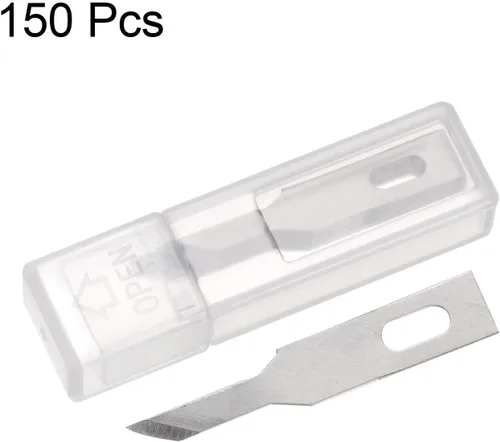 Vista 3 de 60 cuchillas de repuesto para cuchillos Exacto #A16, cuchillas de repuesto de precisión Exacto, cuchillas de repuesto para bricolaje, arte, corte