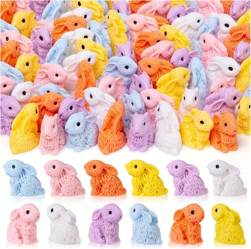 Vista 10 de 18 figuras luminosas de panda de resina en miniatura con 2 bambúes, que brillan en la oscuridad, mini panda de bambú a granel para decoración