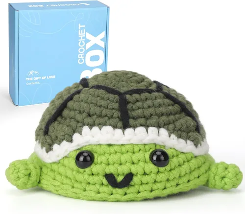 Vista 8 de Kit de ganchillo para principiantes: kit de ganchillo de 2 piezas, crea el primero, incluye gancho, hilo suave y accesorios, manualidades