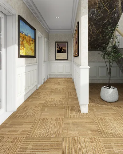 Alfombra cuadrada de 12 azulejos/32 pies cuadrados, azulejos de alfombra comercial, altura de pelo de 0.27 pulgadas, alfombra de azulejos, respaldo