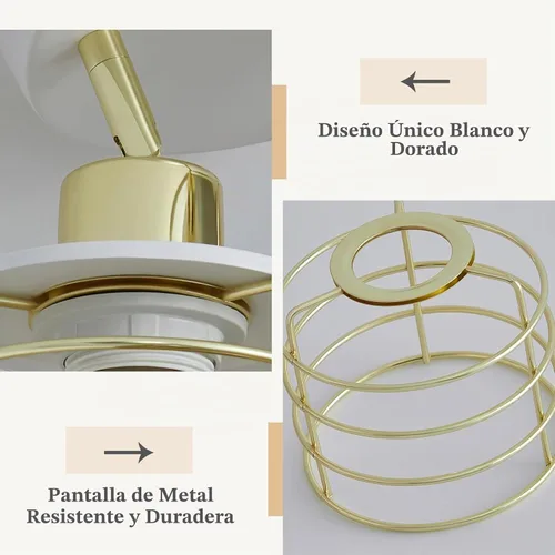 Vista 4 de Lámpara multidireccional de oro blanco de montaje semi empotrado