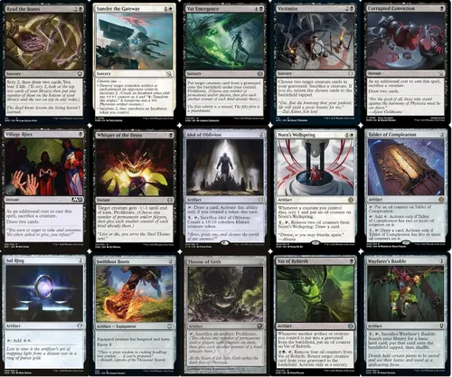 Vista 5 de Commander Phyrexian Deck - Orzhov Negro Blanco - EDH - Brimaz, Blight of Oreskos - 100 cartas - Magic The Gathering Deck - Muy fuerte