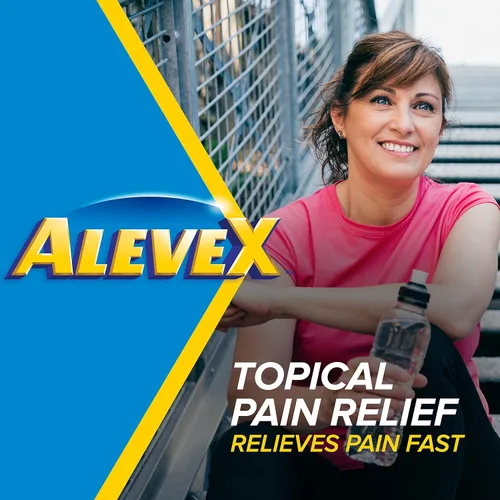 Vista 2 de AleveX Spray para aliviar el dolor, acción rápida y secado rápido para alivio dirigido del dolor, spray de 3.2 oz