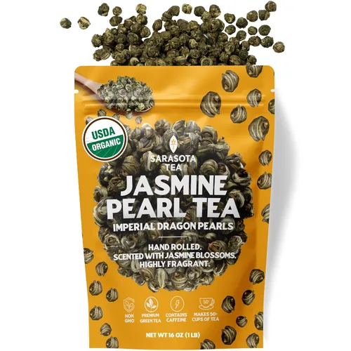 Vista 30 de Té de Sarasota, Té Earl Grey Original de Hoja Suelta, Bolsita de Té de Hoja Suelta, Té Negro Premium Gourmet, Bolsa de 16 Oz