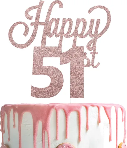 Vista 74 de LINGTEER - Decoración para pastel con texto "Happy Birthday 100", color negro