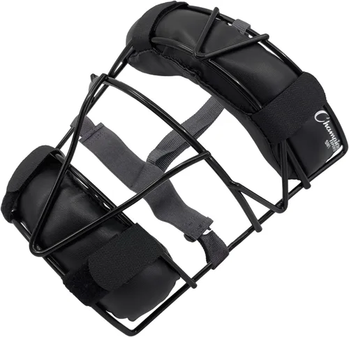 Vista 3 de Champion Sports Máscara de receptor de sóftbol, ligera con marco de alambre duradero, máscara de receptor de arnés ajustable, ajuste cómodo