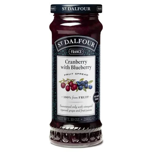 Vista 51 de St. Dalfour Untable de fruta de frambuesa negra, 10 onzas, 100% de frutas, sin ingredientes artificiales, sin OMG, sin azúcar de caña, todo natural
