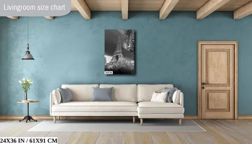 Vista 6 de Eiffel Tower, Paris, France - PrintCanvasAcrylicMetal (Acrylic Print, 24x36 Inches)