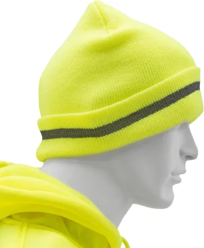 Vista 5 de JORESTECH Chaqueta y gorro de seguridad reflectante de alta visibilidad impermeable ANSI