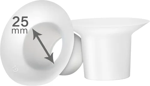 Insertos de brida de silicona de 0.984 in compatibles con Spectra S1/S2, Medela, Bellababy, Elvie, Paruu R12 P10, Momcozy S9 S10 S12 Pro, protector