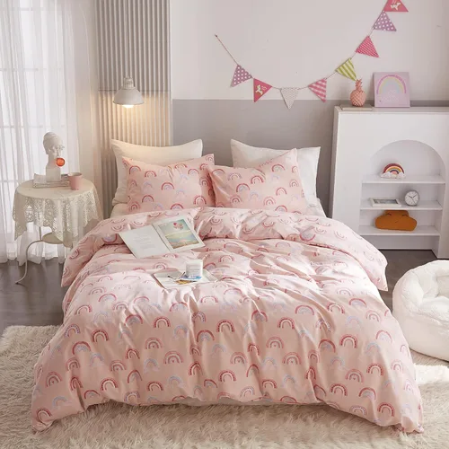 Vista 8 de Ivellow Juego de funda de edredón tamaño individual para niños, caricaturas, 100% algodón, juego de funda de edredón con estampado de perro, ultra