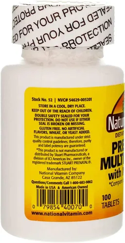 Vista 2 de Nature's Blend Fórmula prenatal multivitamínica 100 CT (paquete de 2)