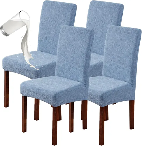 Vista 12 de Genina Fundas impermeables para sillas Parsons de comedor, fundas elásticas para sillas Parsons para comedor, cocina, funda protectora para sillas