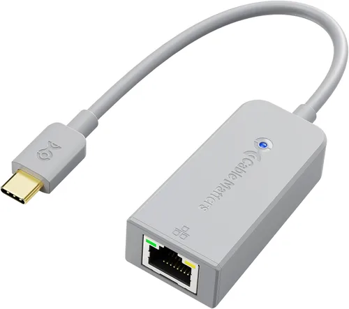 Vista 8 de Cable Matters Adaptador de USB 3.1 Tipo C (USB-C & Thunderbolt compatible con 3 Puertos) a RJ45 Gigabit Ethernet LAN, Negro