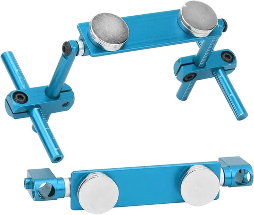 Vista 4 de plplaaoo Soportes magnéticos de cuerpo RC 1/10, montaje de carcasa magnética, kit de montaje magnético de aluminio invisible, soporte de poste