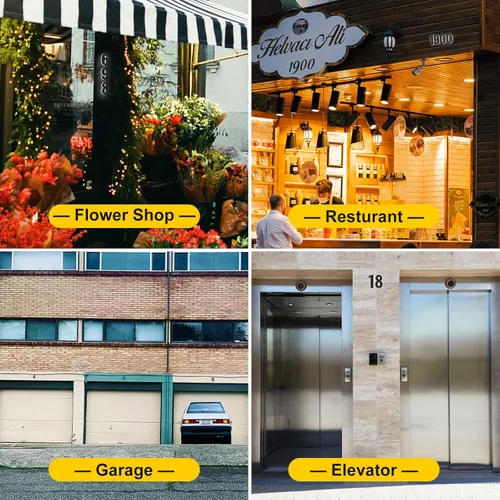 Vista 8 de Números de casa retroiluminados de 5 pulgadas para exteriores, acero inoxidable, número de dirección de casa iluminado con LED, letreros