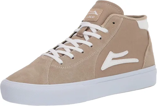 Vista 9 de Lakai Zapatillas de skate Flaco II Mid Navy Suede Negro/Blanco