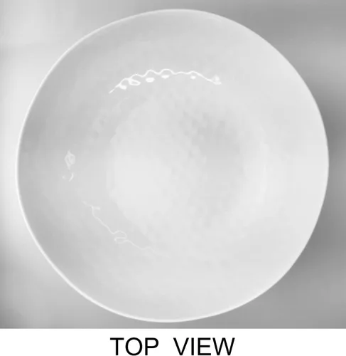 Vista 4 de KX-WARE Cuencos de melamina para servir, 2 cuencos de ensalada de 12 pulgadas más grandes, color blanco, 100% cuencos de melamina resistentes a