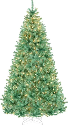 Vista 19 de Best Choice Products Árbol de Navidad negro preiluminado de 4.5 pies, decoración navideña completamente artificial para el hogar, oficina