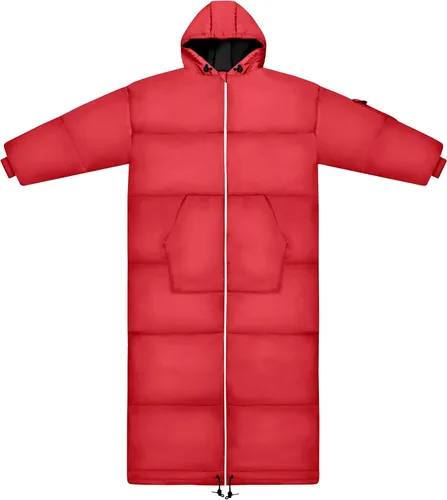 Vista 9 de Thermotuff Wearable Sleeping Bag with Dual Hoodie, Long Sleeves, Pockets & Adjustable Drawstring - Ideal for Camping, Cold Weather Hiking, and