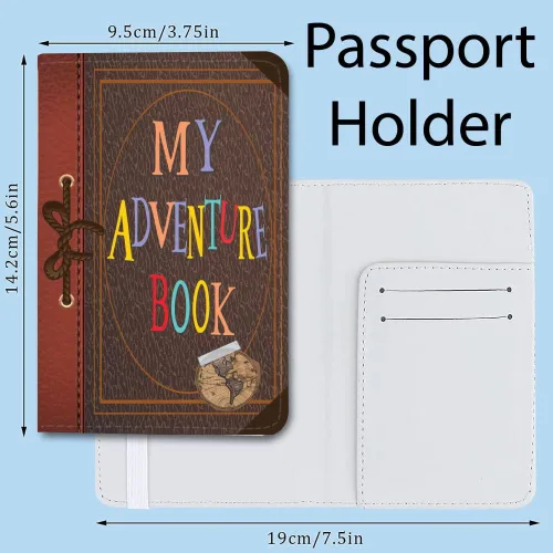 Vista 2 de Portapasaporte/Cover My Adventure Book Etiqueta de equipaje My Adventure Bag