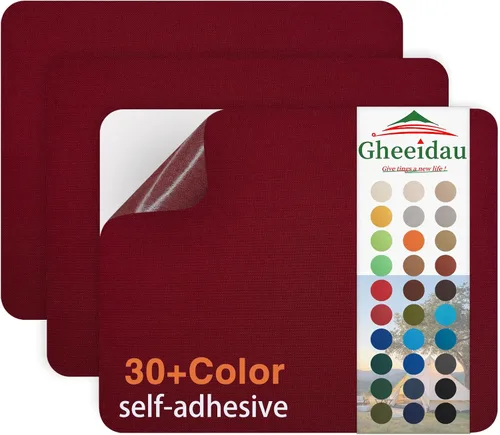 Vista 15 de Parche de reparación de lienzo de 9 x 11 pulgadas, 3 piezas, impermeable, parche de reparación de tela autoadhesiva para tiendas de campaña