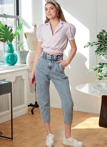 Vista 3 de McCall's Misses' Top - Kit de patrones de costura con código M8198, tallas 16-18-20-22-24, multicolor