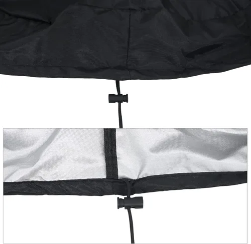 Vista 4 de Cubierta de tapa de tambor de 55 galones que se adapta a la mayoría de barriles de agua y basureros impermeable