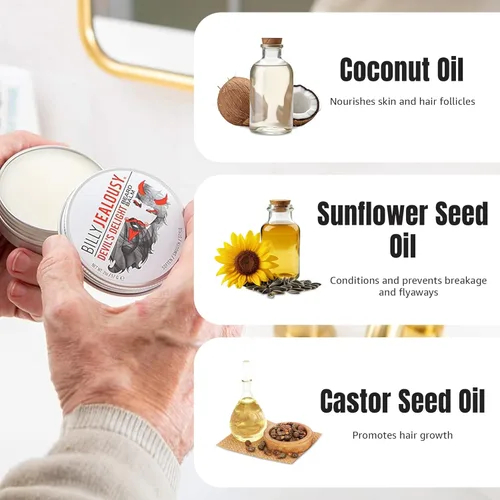 Vista 2 de Billy Jealousy Beard Balm with Light Hold & Low Shine, Everyday Beard Styling Balm Loaded With Coconut, Shea & Sunflower Oils For Smooth & Nourished