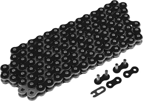 Vista 5 de Caltric Kit de cadena de transmisión y piñones negro compatible con Yamaha Raptor 660R Yfm660R 2001 2002 2003 2004 2005